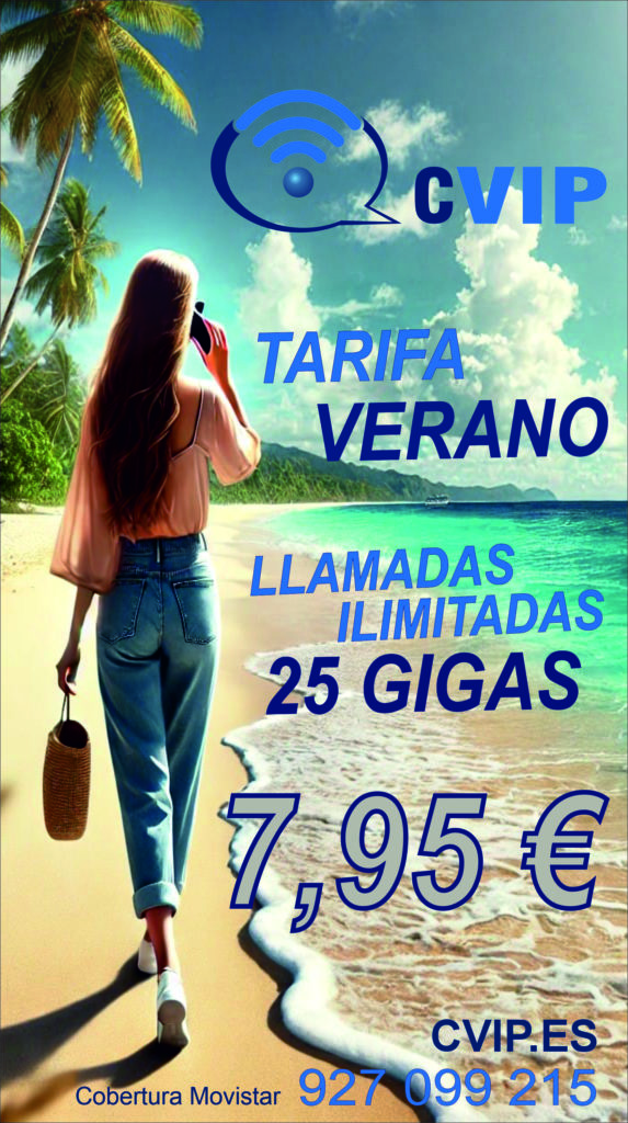 Tarifa Movil Especial Verano 25GB CVIP