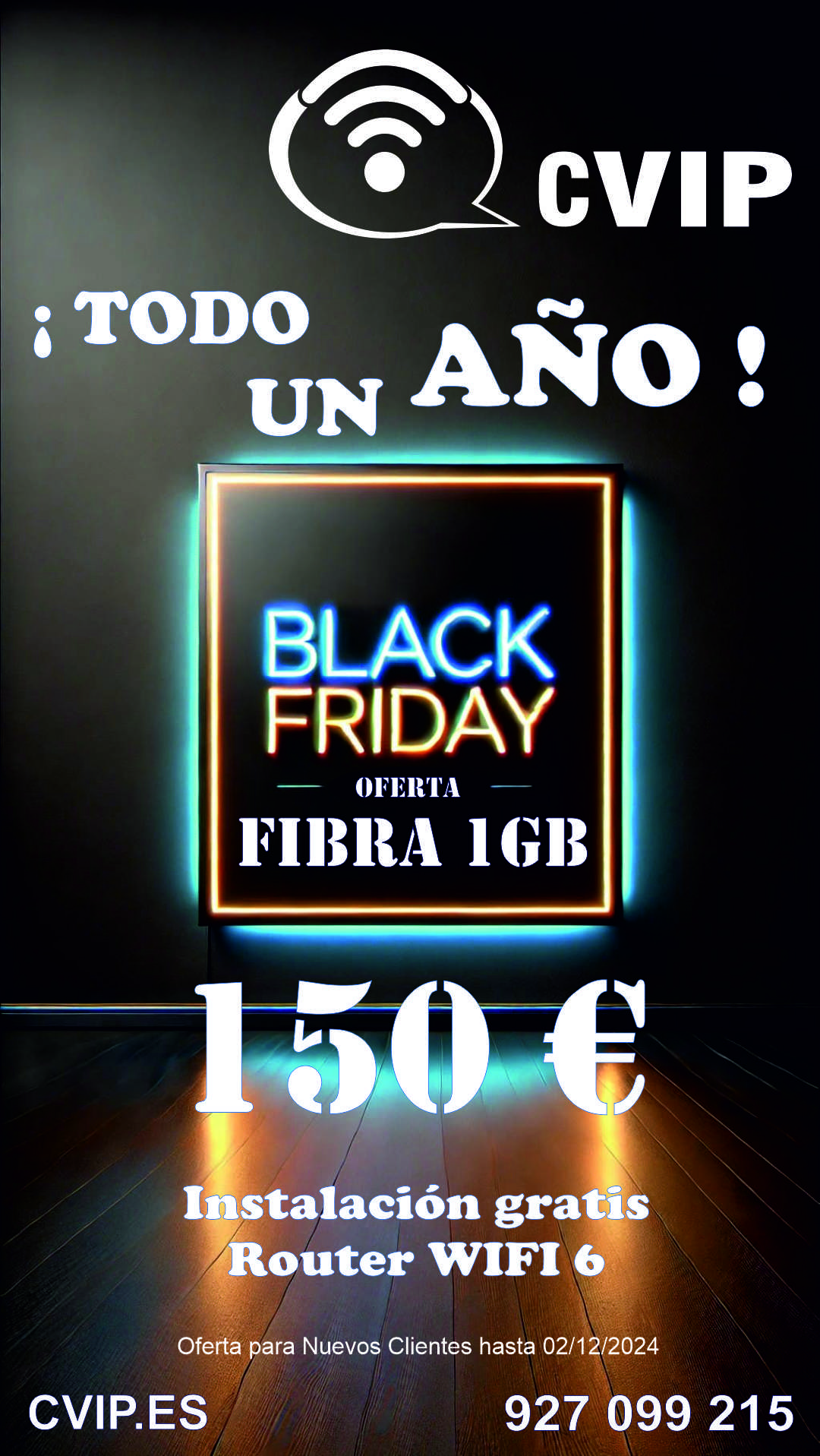 Fibra Optica CVIP BLACK FRIDAY 2024