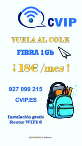 Promocion Fibra Optica Vuelta al Cole Estudiantes CVIP