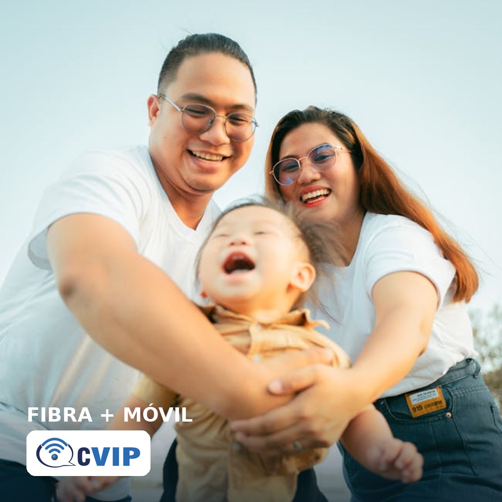 Fibra 500 Megas + Móvil 125 GB con CVIP