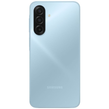 Samsung Galaxy A17 azul de perfil, 7,5 mm de grosor